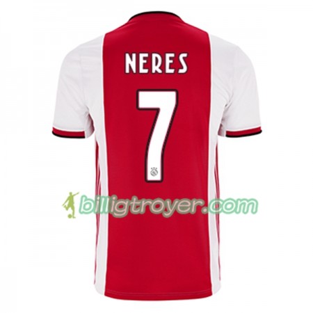 Billige Fotballdrakter AFC Ajax David Neres 7 Hjemmedraktsett 2019/20 Kortermet